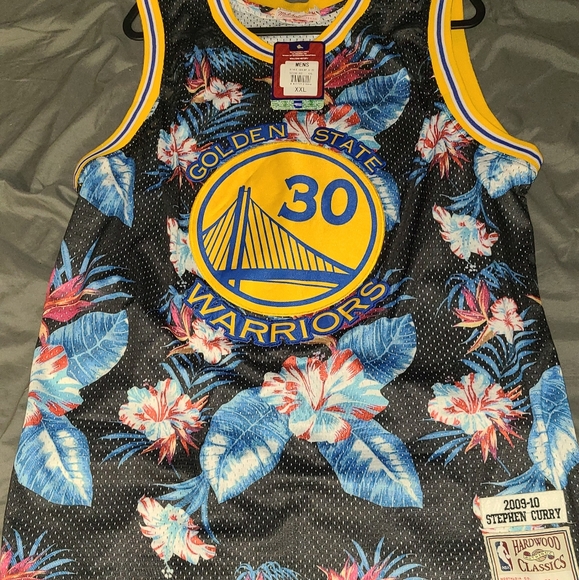 mitchell and ness floral jersey